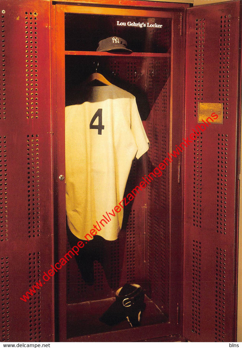 Lou Gehrig's Locker - The National Baseball Hall Of Fame And Museum - Cooperstown New York - Honkbal