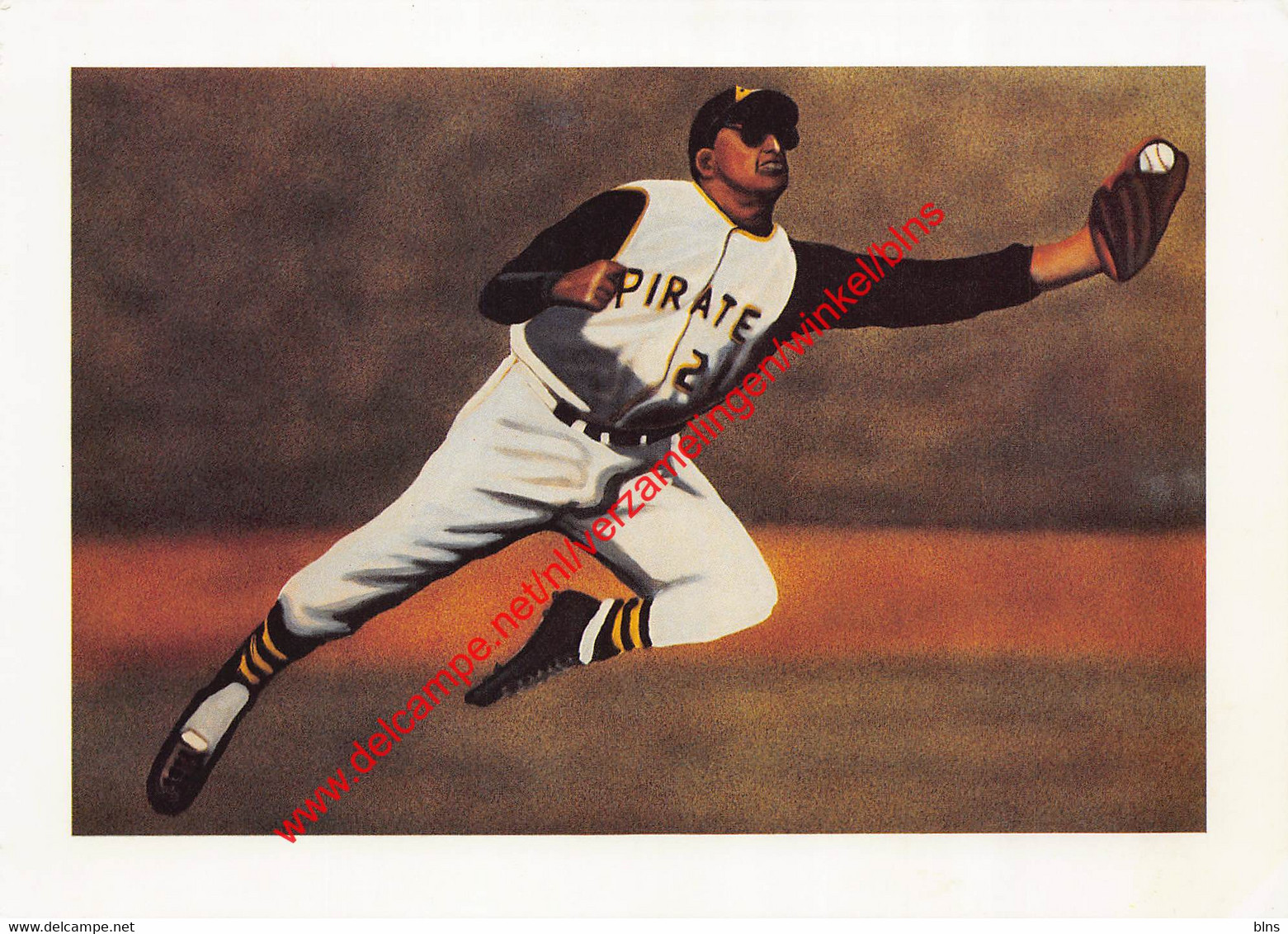 Roberto Clemente - Ron Cohen - Baseball Art - Honkbal