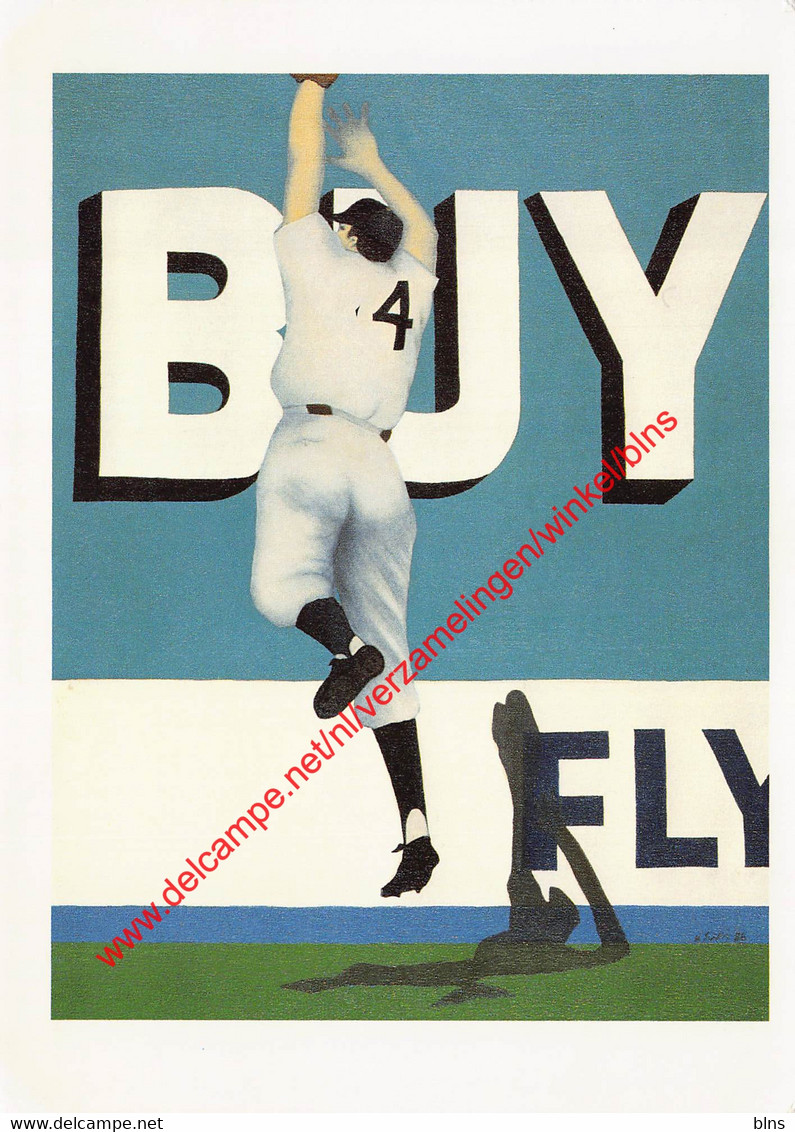 Buy And Fly - 1986 - Vincent Scilla - Baseball Art - Baseball