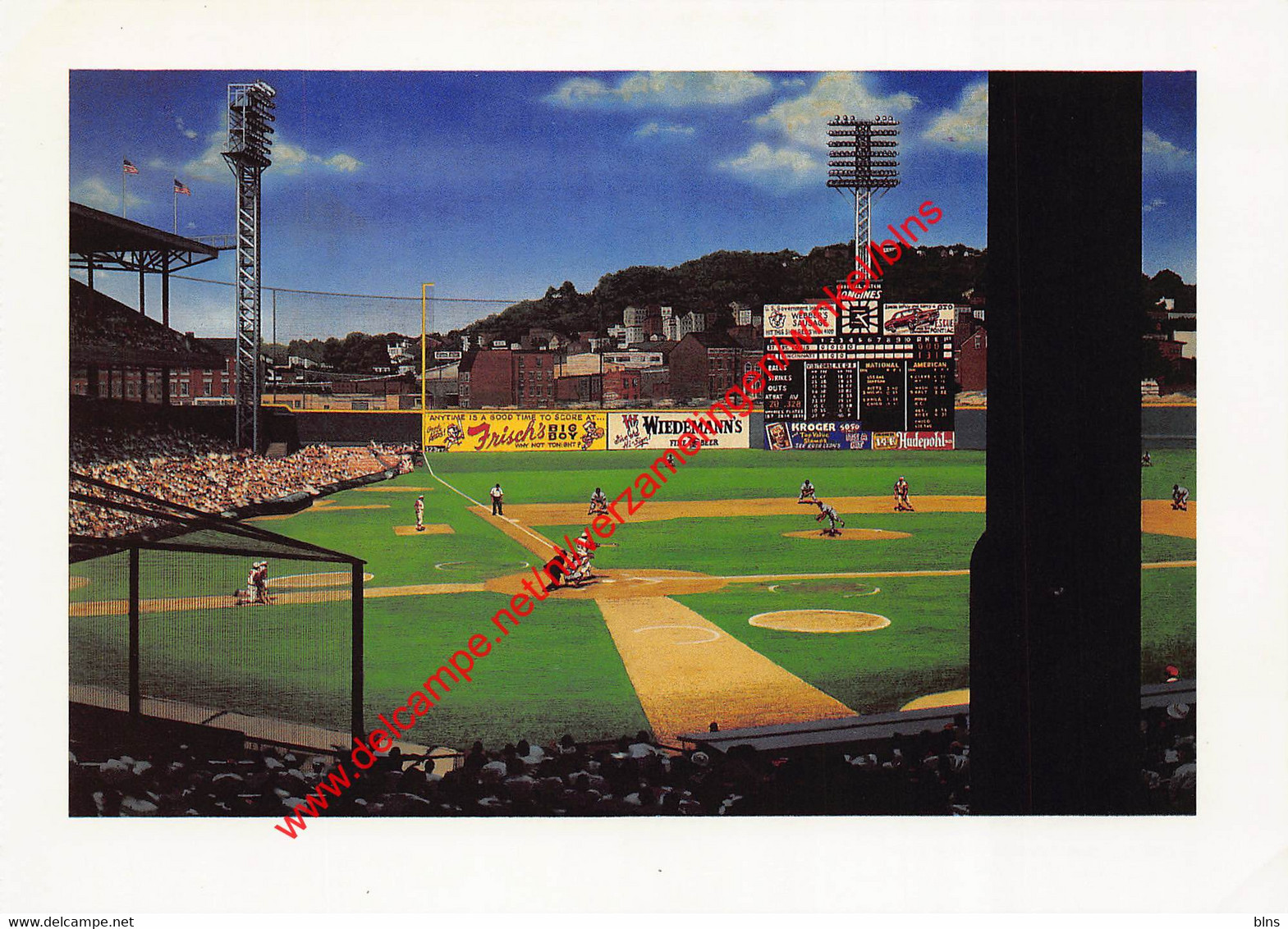 Crosley Field Revisited - 1989 - Bill Purdom - Baseball Art - Honkbal