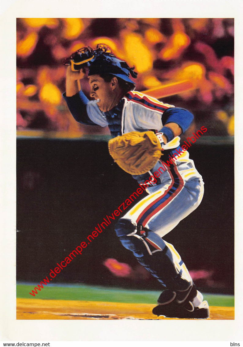 Gary Carter - 1989 - Jeffrey Rubin - Baseball Art - Baseball