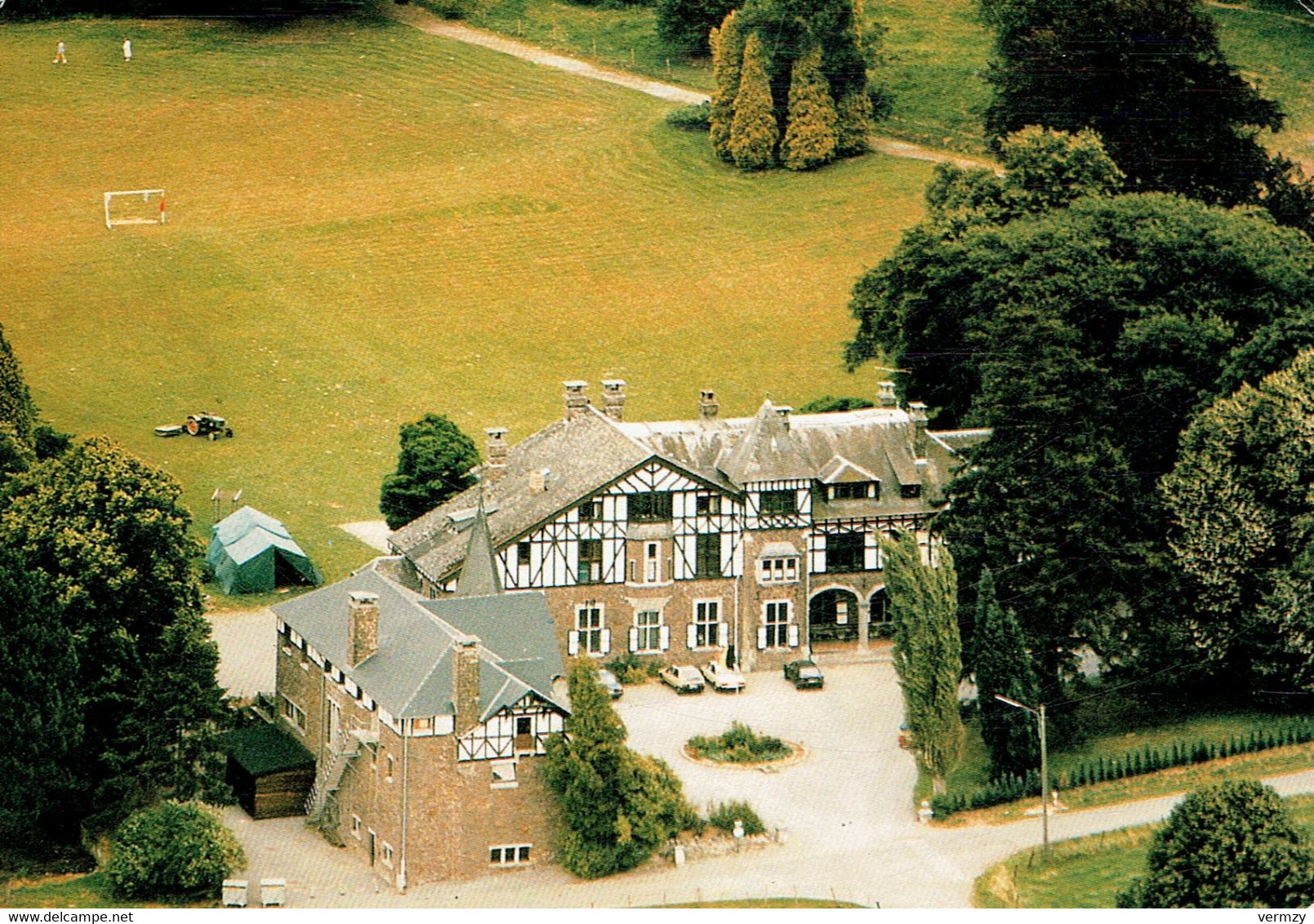 FILOT - HAMOIR : Château Insegotte - Vue Aérienne - Hamoir