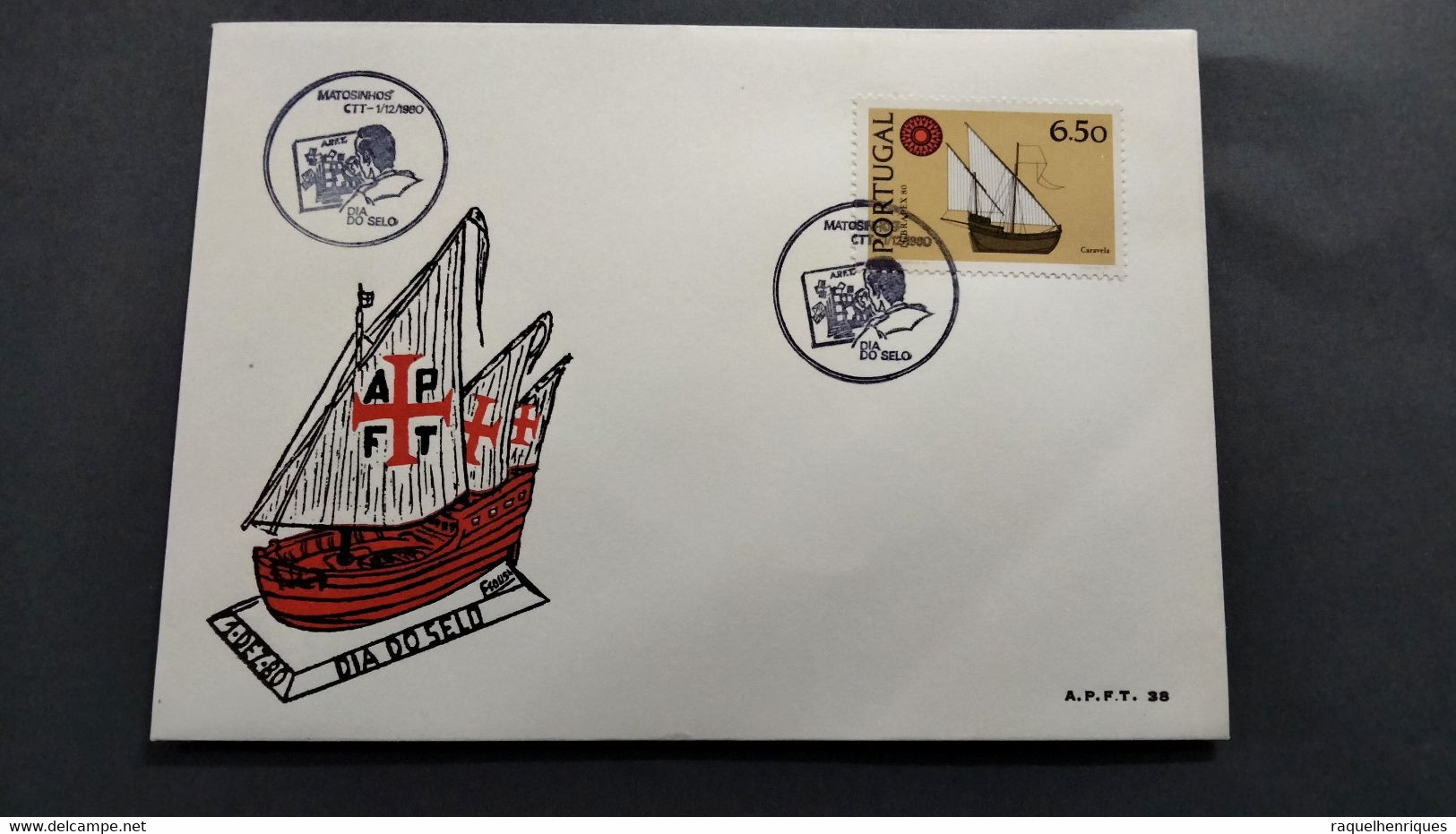 PORTUGAL COVER - DIA DO SELO - MATOSINHOS 1980 (PLB#03-149) - Postal Logo & Postmarks