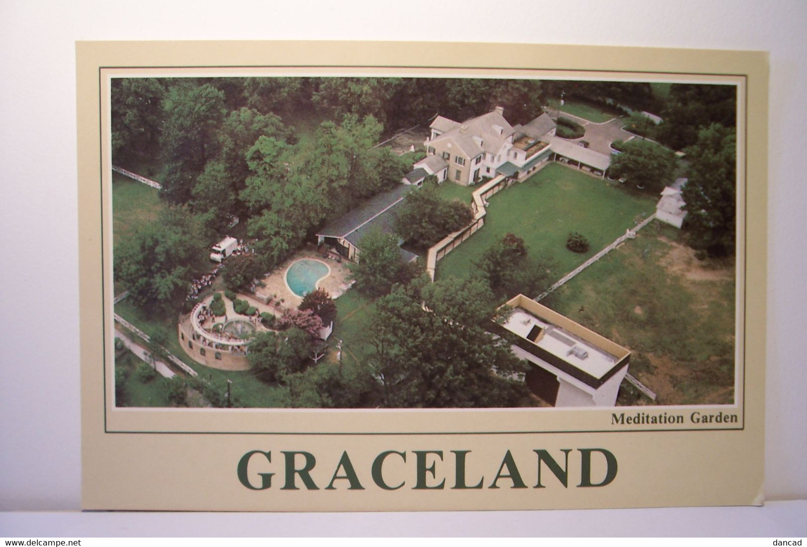 THIS AERIAL SHOWS GRACELAND MANSION  - ELVIS PRESLEY - Memphis