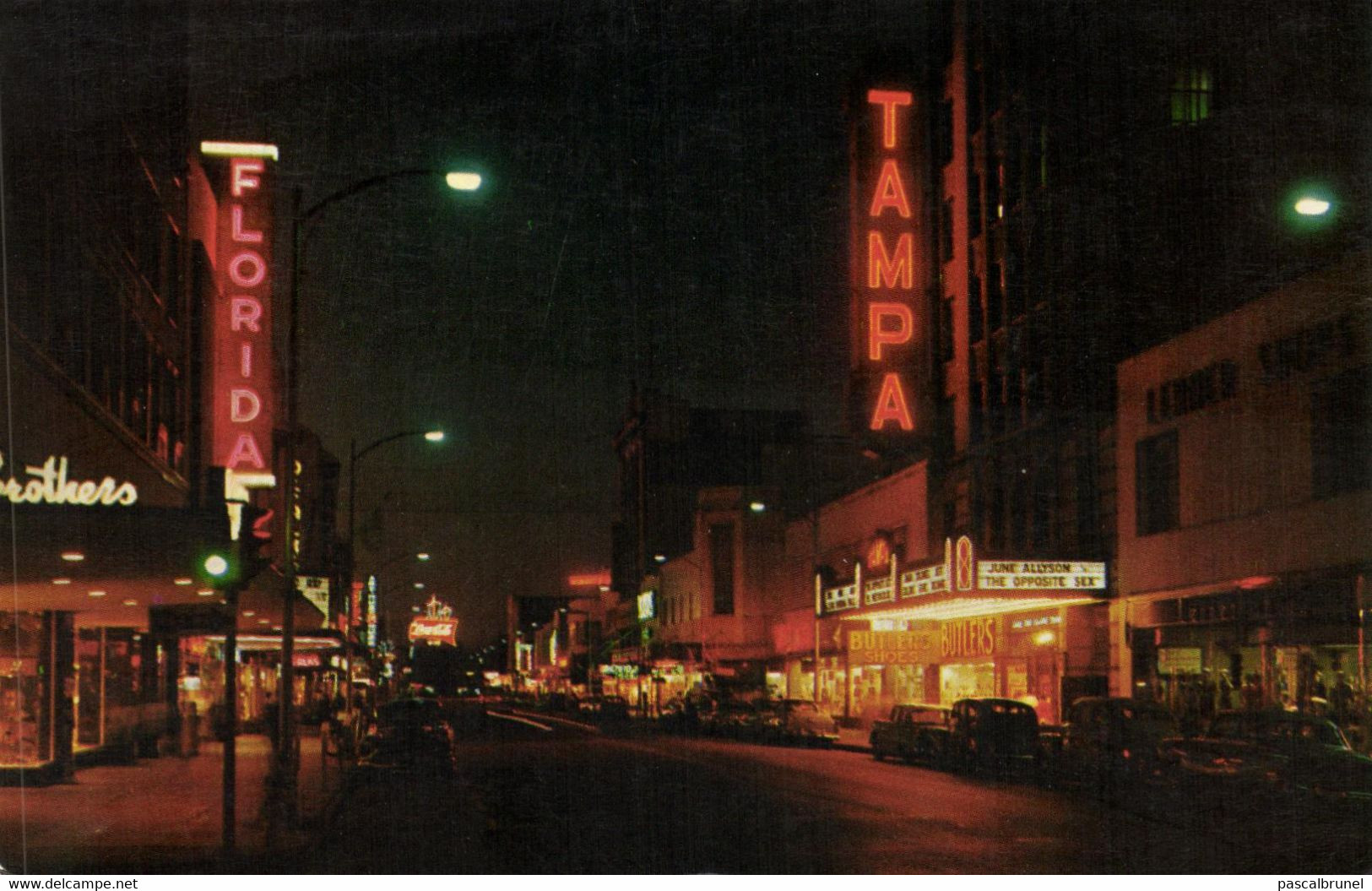 TAMPA - NIGHT VIEW FRANKLIN STREET - Tampa