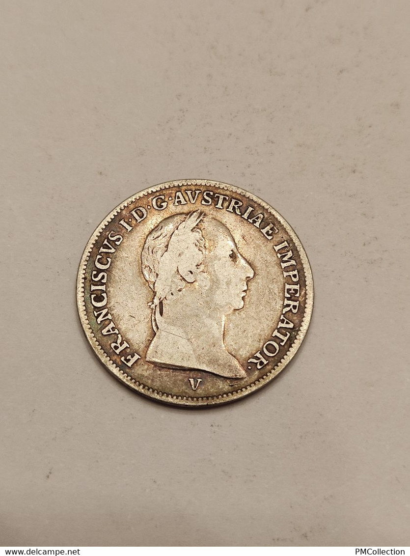 1 LIRE AUTRICHIENNE 1822 V FRANCOIS IER ROYAUME DE LOMBARDIE VENETIE ITALIE - Lombardie-Vénétie