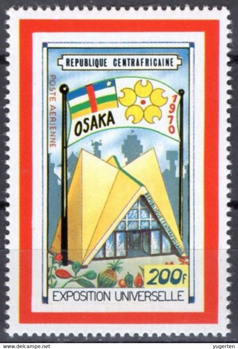 Central Africa -  Centrafricaine 1v - MNH - Universal Expo '70 - Osaka - Japan - Expositions Universelles Exposiciones - 1970 – Osaka (Japan)