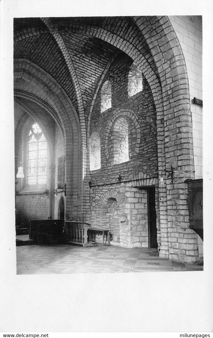 Photo Carte De La Face Sud Intérieur De L'église De Humelghem Série Architectes De Belgique Cliché André Darche - Steenokkerzeel