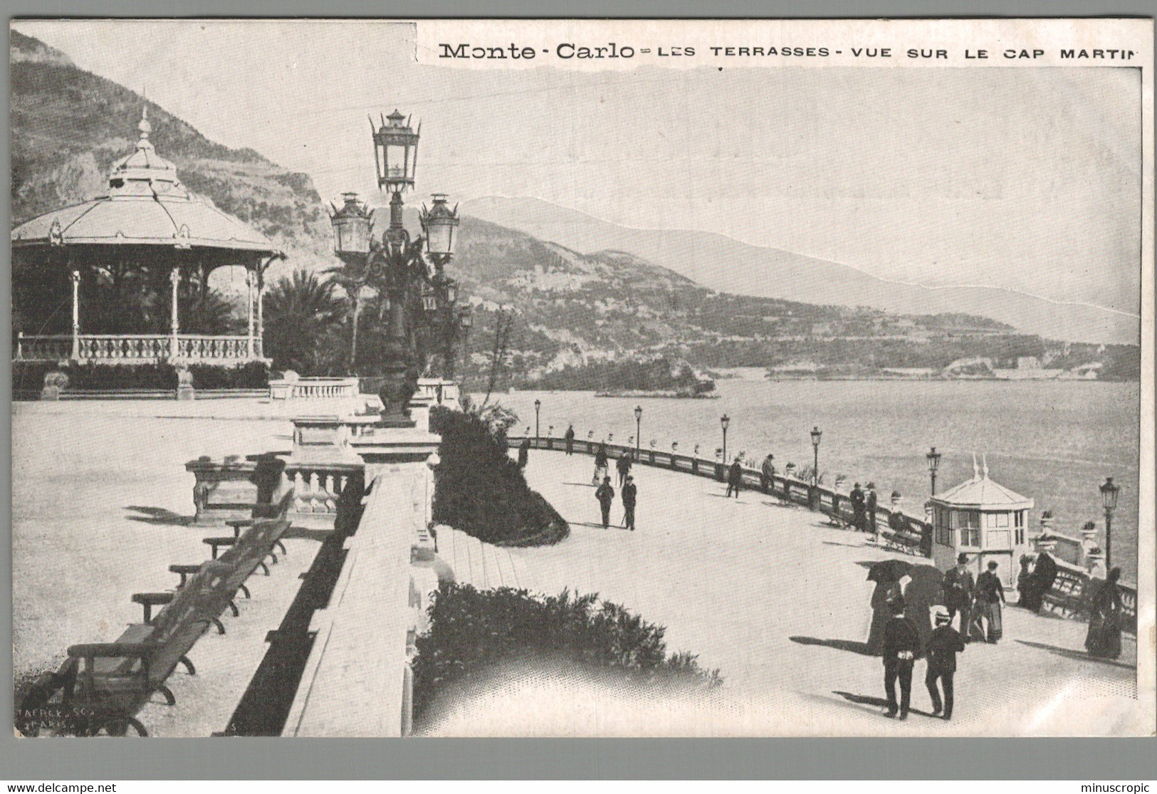 CPA Monaco - Monte Carlo - Les Terrasses - Vue Sur Le Cap Martin - Les Terrasses