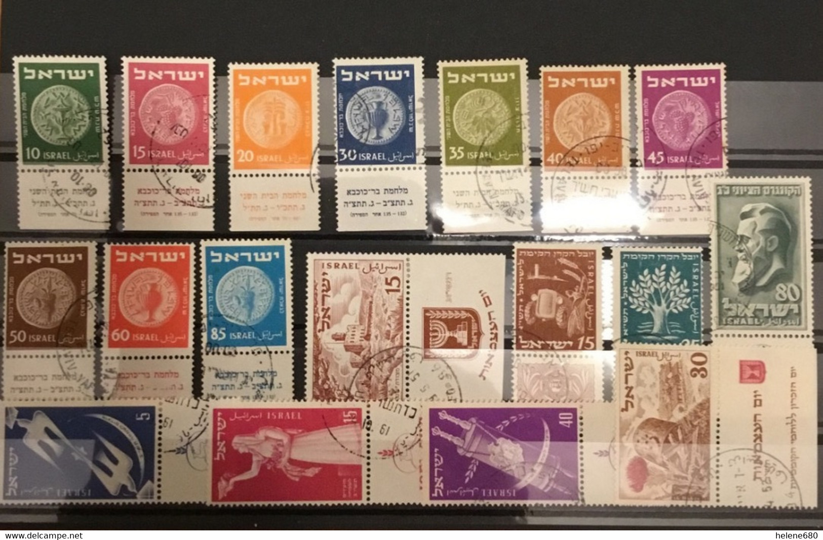 Très Joli Lot De 18 Timbres Du N°39 Au 54 - Oblitérés (avec Tabs)