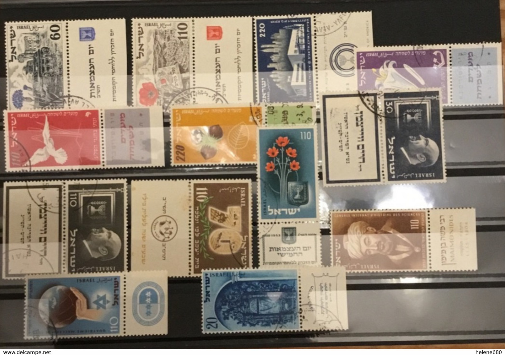Très Joli Lot De 13 Timbres Du N°55 Au 68 - Used Stamps (with Tabs)