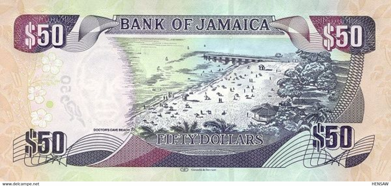 JAMAICA 50 DOLLARS 2017 94c UNC SC NUEVO - Jamaica