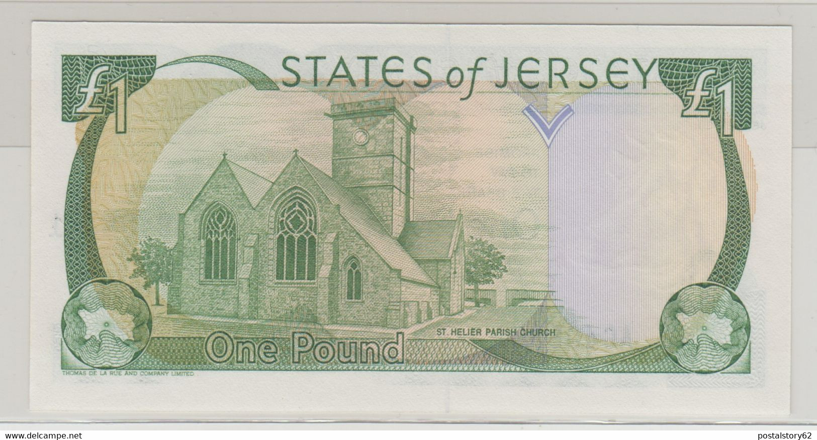 Jersey Banconota Da One Pound 1989 Pick 15 A  Unc./ Fds - Jersey