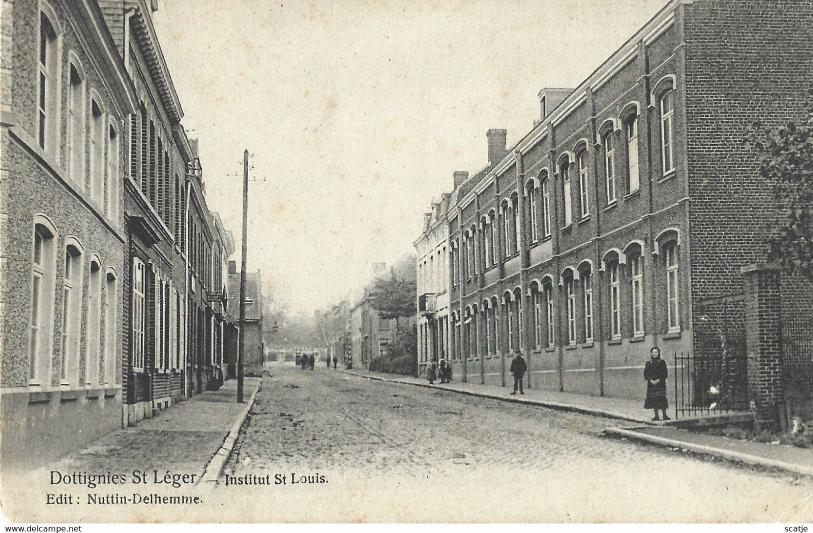 Dottignies St Léger   -   Institut St Louis.   1900 - Mouscron - Moeskroen