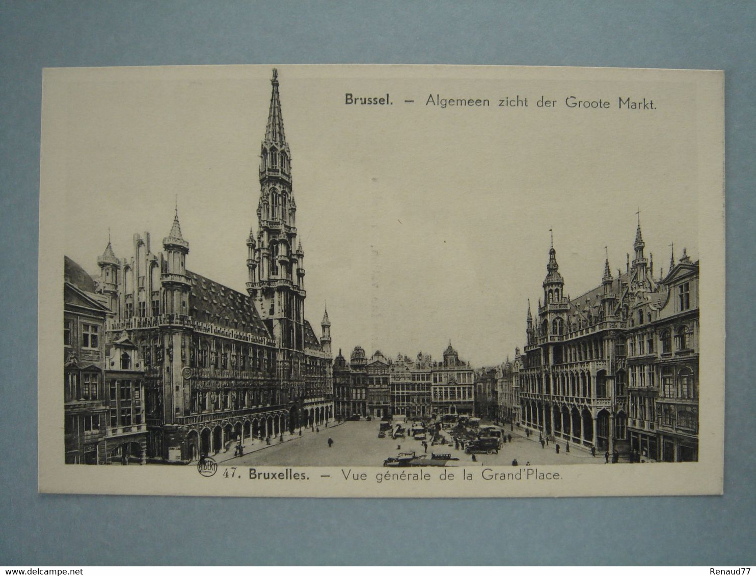 Bruxelles - Vue Générale De La Grand Place - Marktpleinen, Pleinen