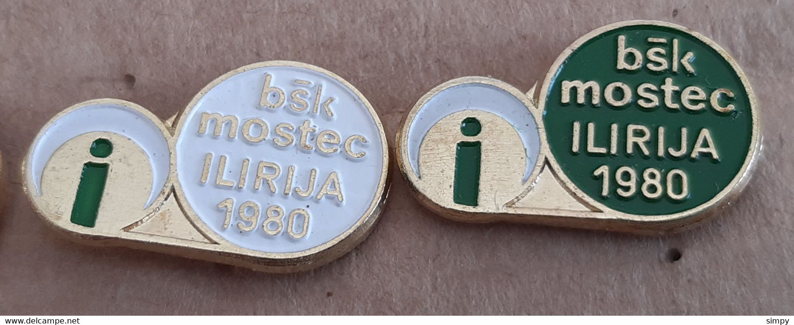 Petanque Bowls Club BSK Ilirija Mostec 1980 Slovenia Ex Yugoslavia Pins - Bowls - Pétanque