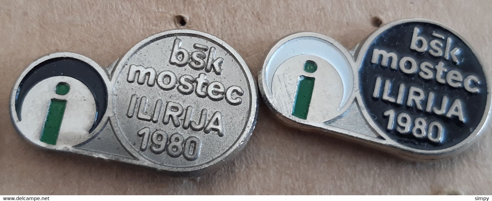 Petanque Bowls Club BSK Ilirija Mostec 1980 Slovenia Ex Yugoslavia Pins - Pétanque