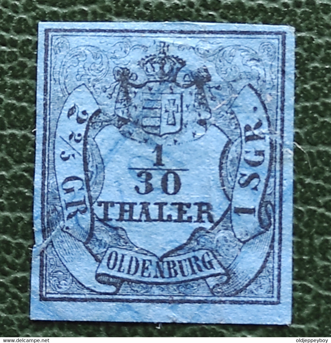 Elsfleth Auf 1/10 Thaler Blau - Oldenburg Nr. 2 I - Oldenburg