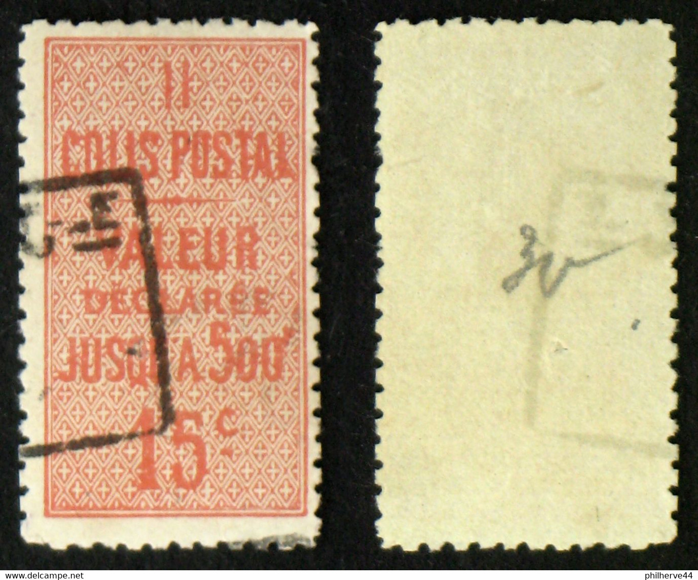 COLIS POSTAUX N° 30 B Cote 12€ - Usados