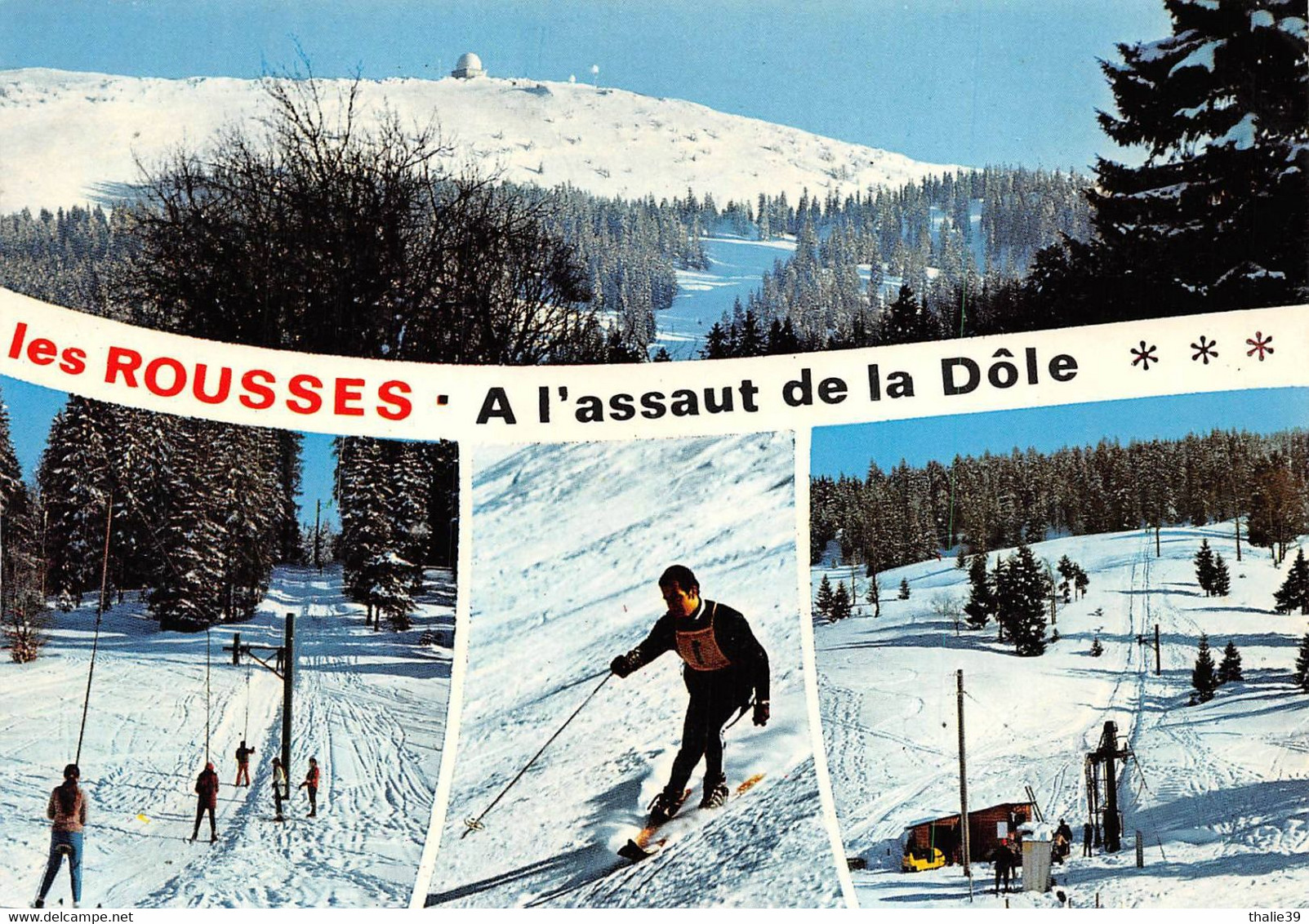 La Dôle La Rippe Chéserex Gingins Saint St Cergue Cergues Les Rousses Prémanon Ski Téléski - Chéserex