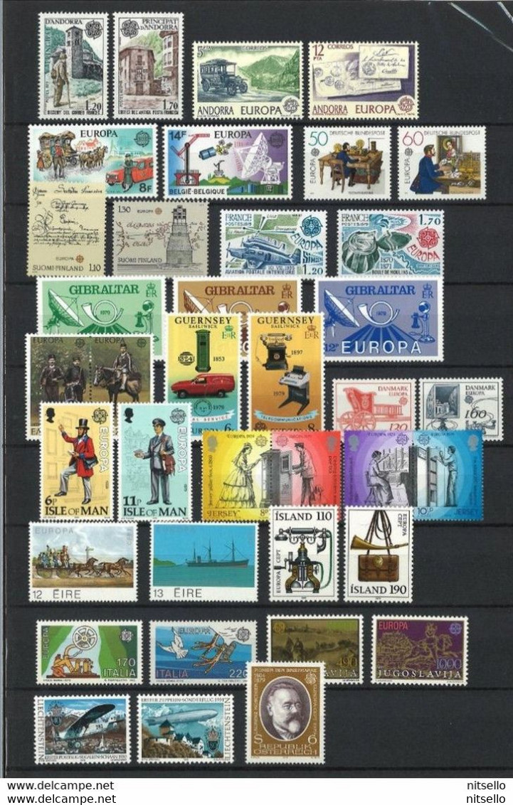 AÑOS COMPLETOS // (C475)  EUROPA CEPT  AÑO 1979 **MNH (3 SCANS)  COTE: 157€   ¡¡¡ OFERTA - LIQUIDATION - JE LIQUIDE !!! - 1979