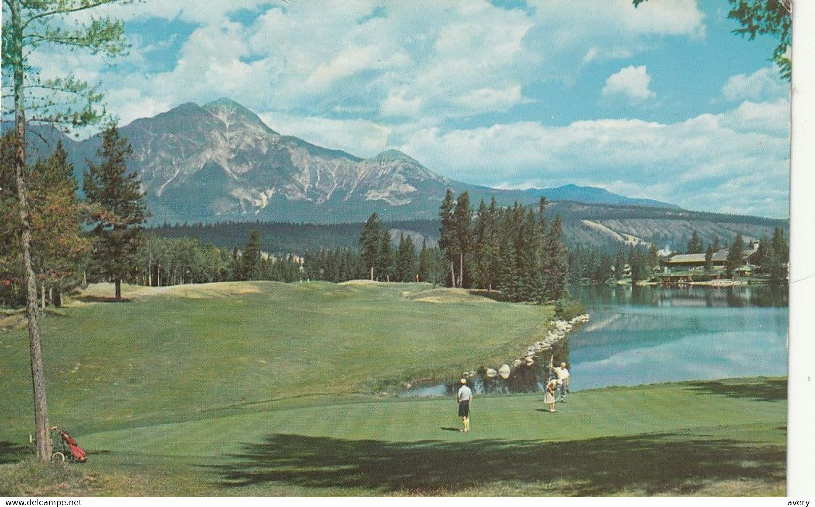 The 16th Green, Jasper Park Lodge Golf Course  Beautifully Kept Fairways And Challenging Green - Jasper
