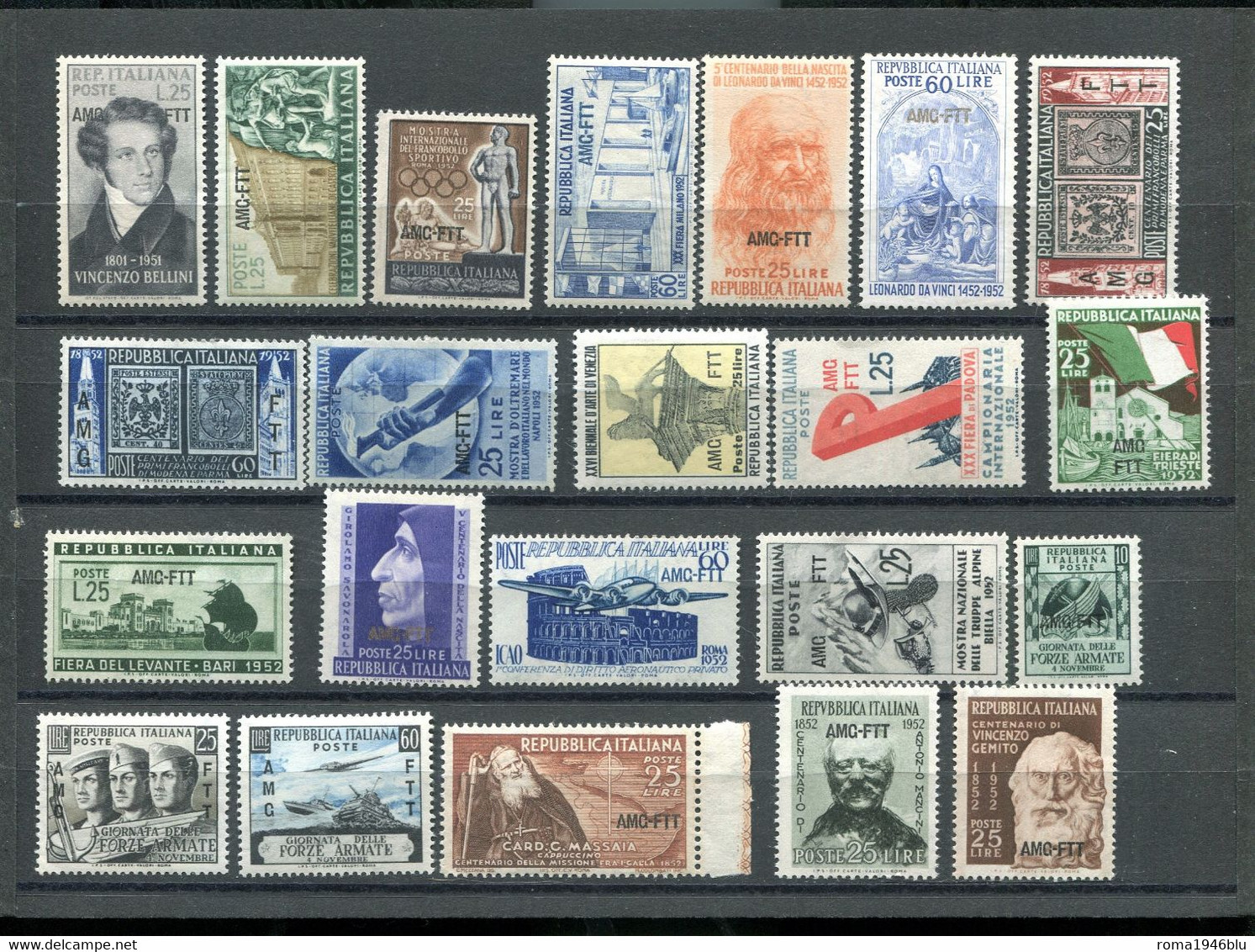 TRIESTE A 1952 ANNATA CPL. ** MNH - Nuovi