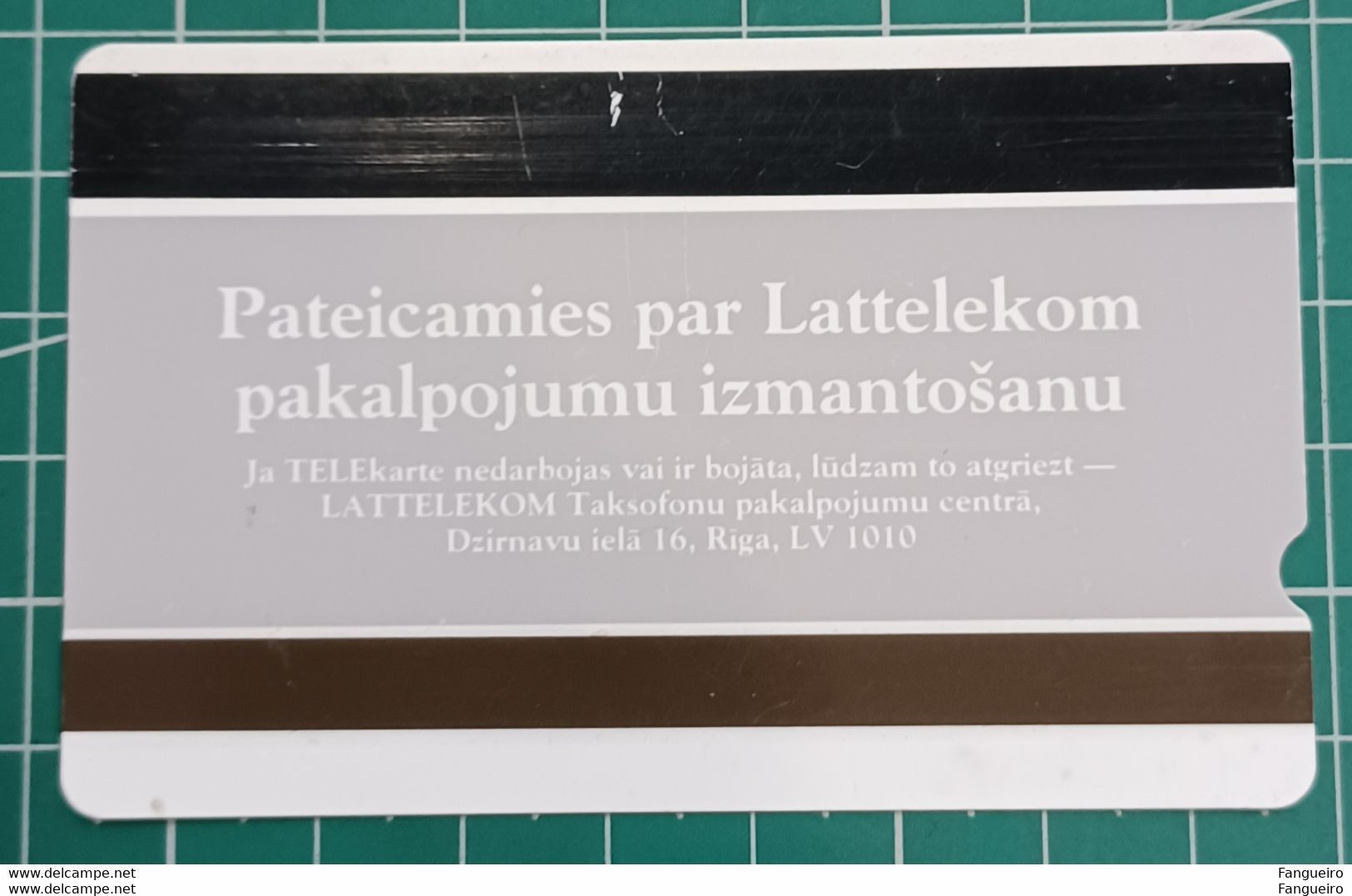 LATVIA USED PHONECARD - Lettonie