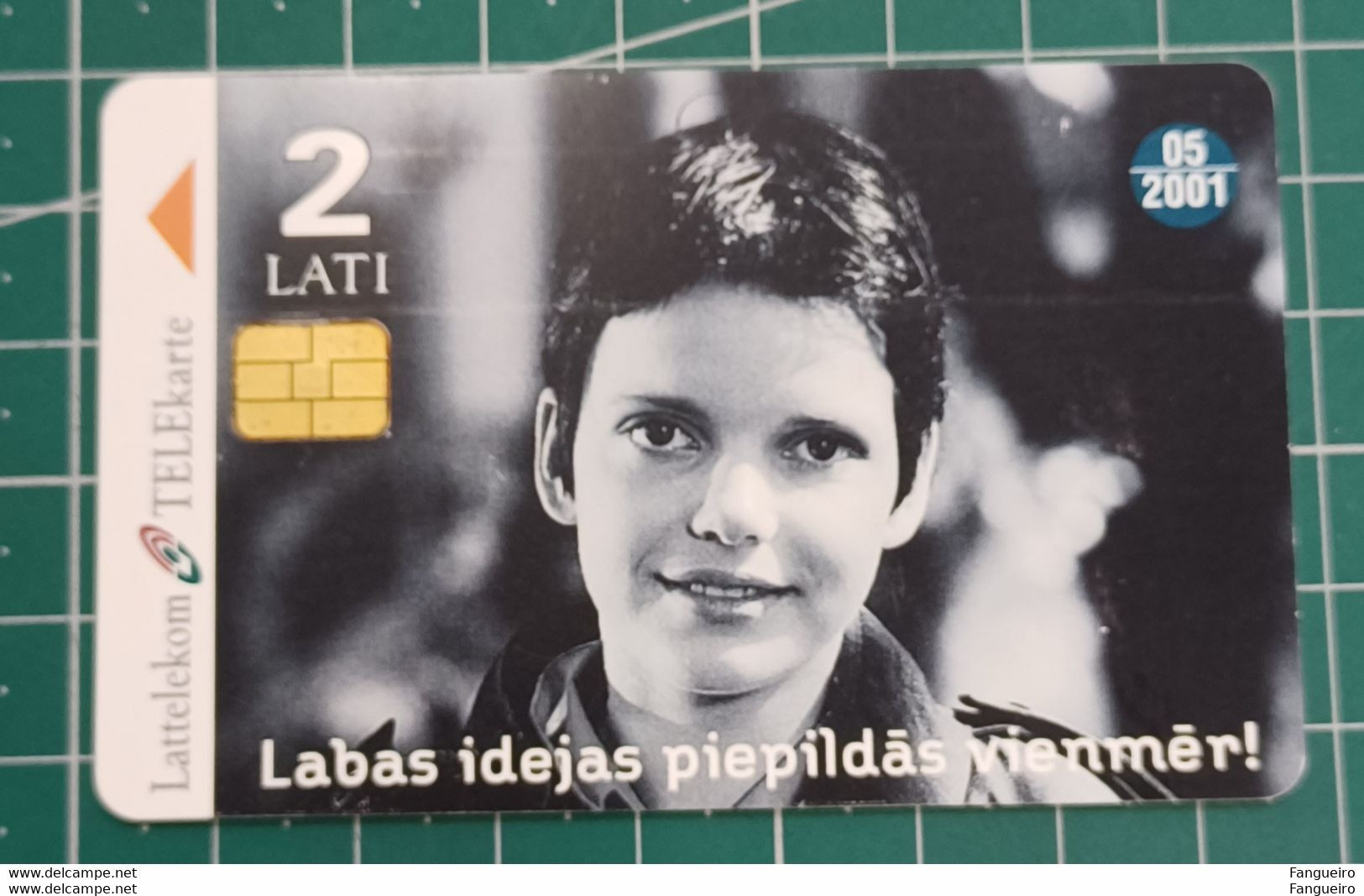 LATVIA USED PHONECARD WOMAN - Letland