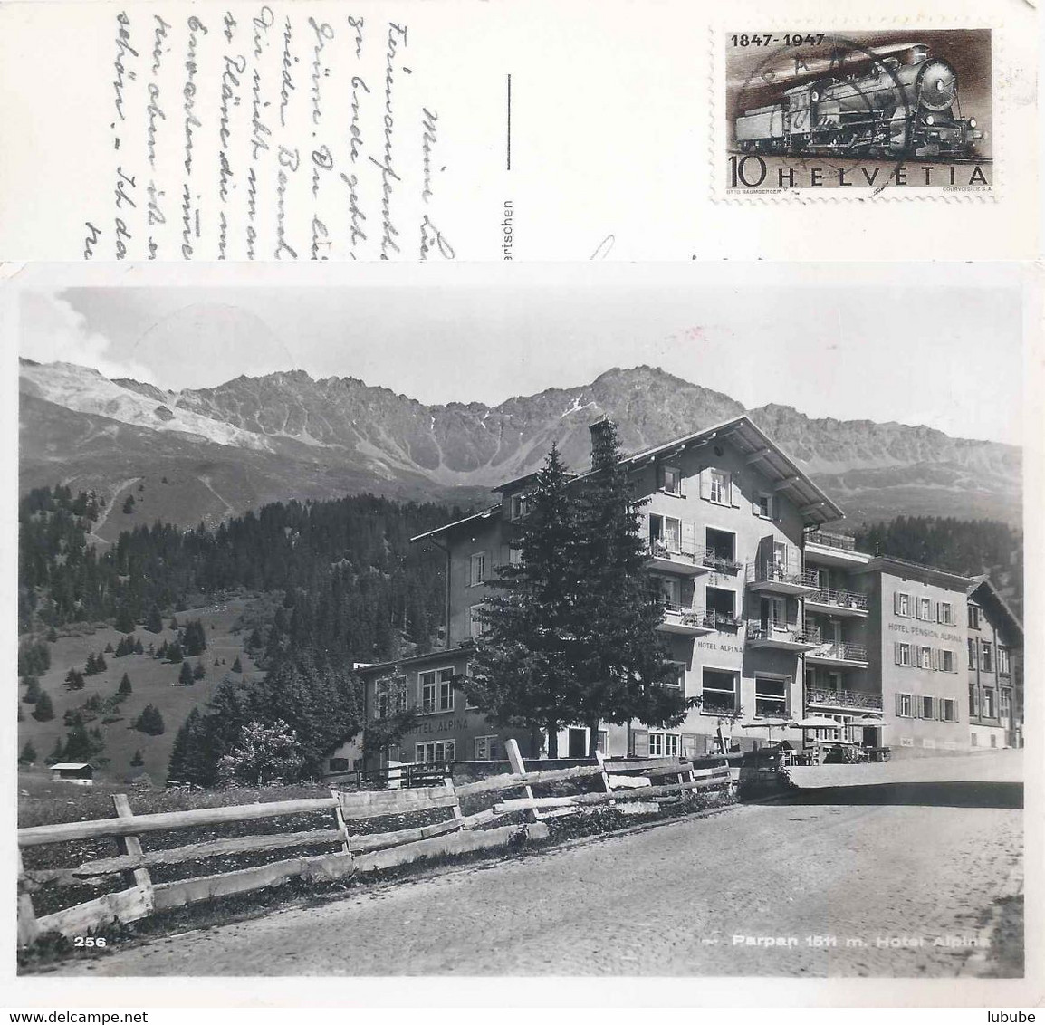 Parpan - Hotel Alpina         1947 - Parpan