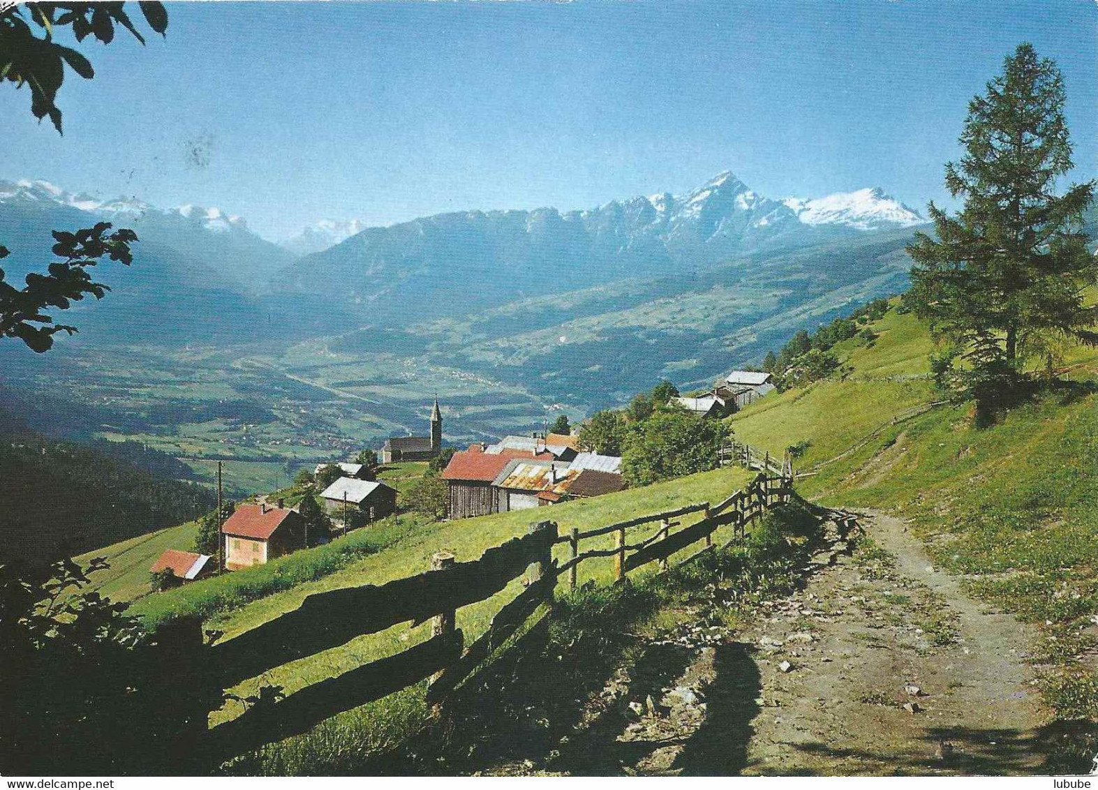 Scheid - Blick Ins Domleschg Mit Piz Beverin        Ca. 1970 - Bever