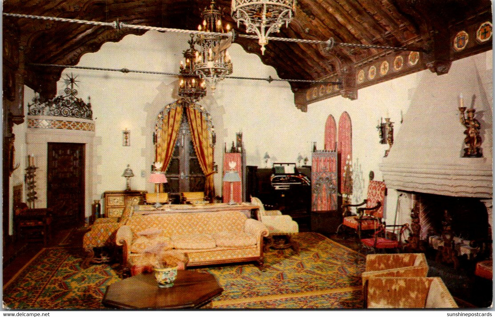 California Death Valley Scotty's Castle The Music Room - Death Valley