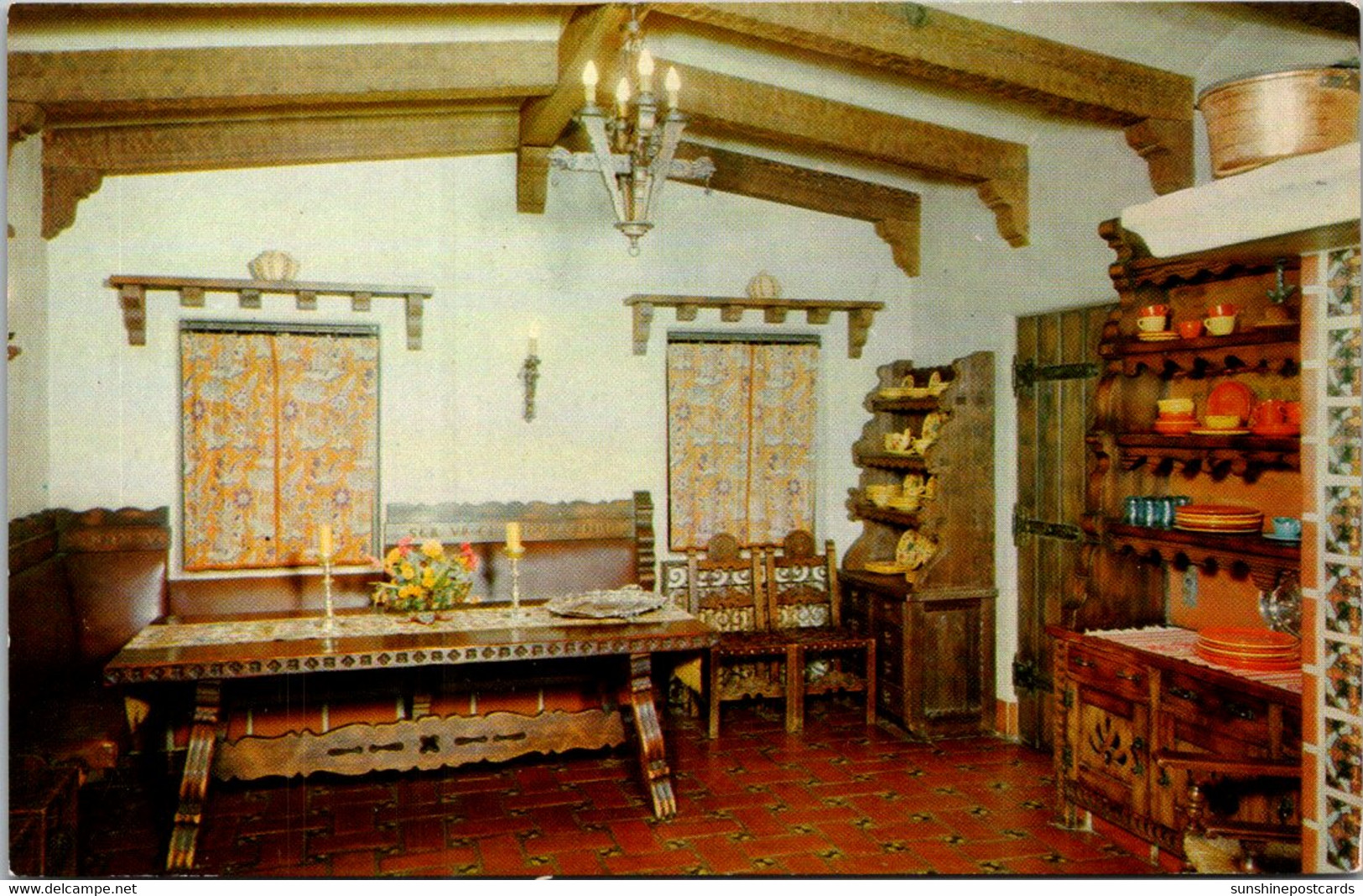 California Death Valley Scotty's Castle The Breakfast Room - Death Valley