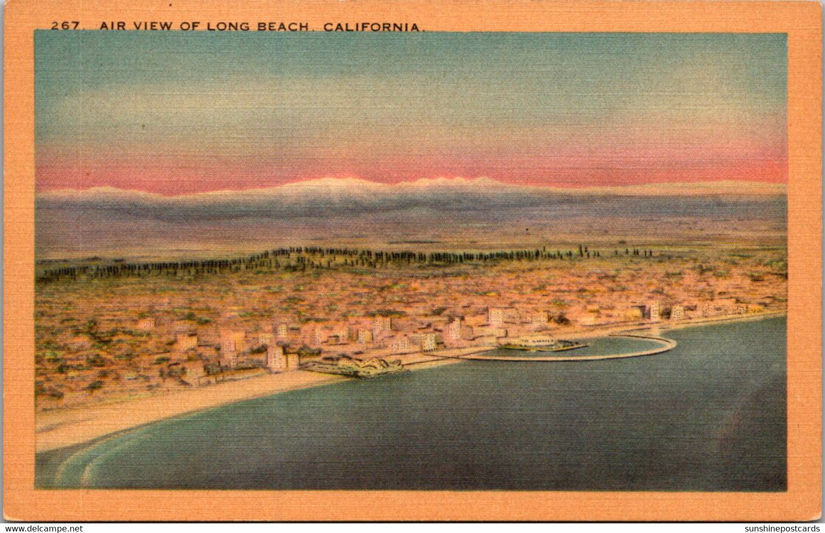 California Long Beach Aerial View - Long Beach