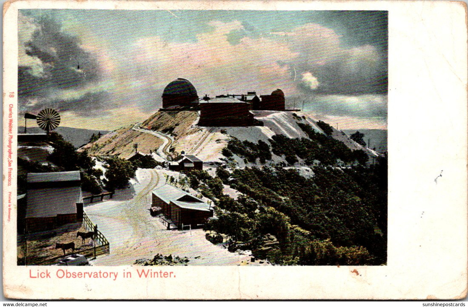 California San Jose Lick Observatory In Winter - San Jose