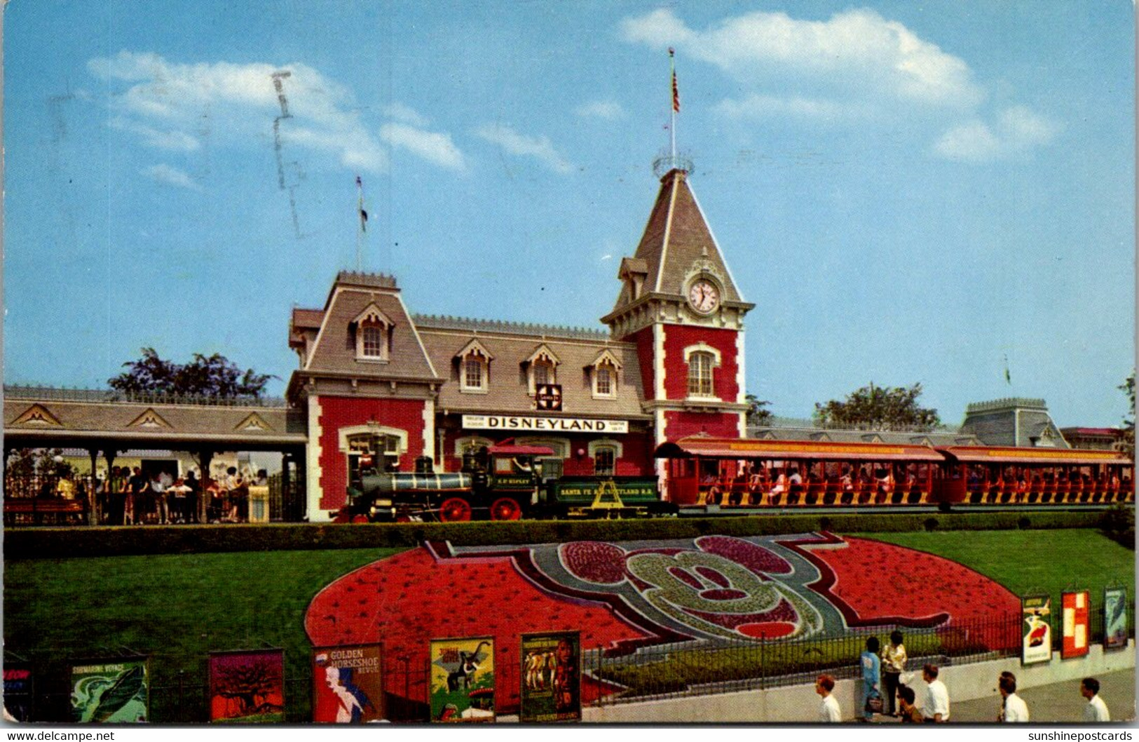 California Anaheim Disneyland Santa Fe And Disneyland Depot 1964 - Anaheim