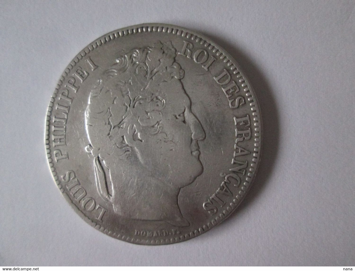 France Monnaie 5 Francs 1833 A(Paris) Argent/France 5 Francs 1833 A(Paris) Silver Coin - 5 Francs