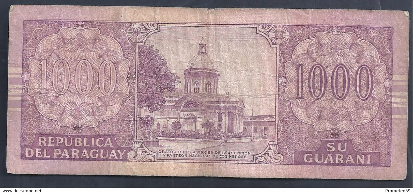 Paraguay – Billete Banknote De 1000 Guaraníes – Ley De 1995 – Serie D - Paraguay