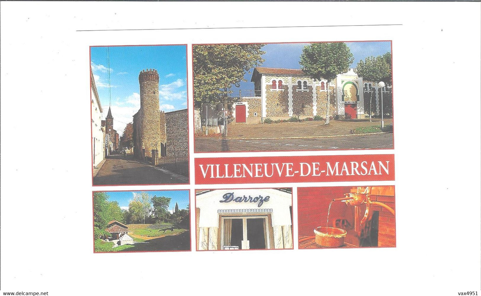 VILLENEUVE DE MARSAN       *MULTIVUES    ***     RARE  A  SAISIR **** - Villeneuve De Marsan