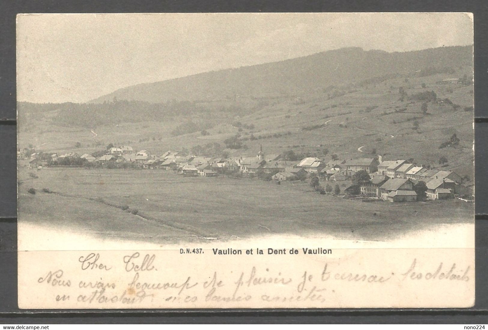 Carte P De 1904 ( Vaulion Et La Dent De Vaulion ) - Vaulion