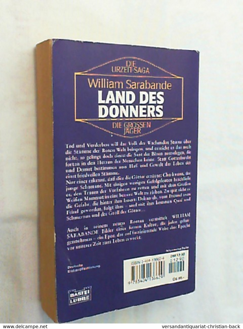 Sarabande, William: Die Grossen Jäger; Teil: Land Des Donners. - Fantascienza