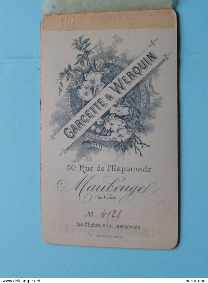 Militair / Soldat / Soldier ( N° 5 Op Kraag / Collier ) > ( Photo CDV GARCETTE Et WERQUIN Maubeuge ) Français ! - Guerra, Militares