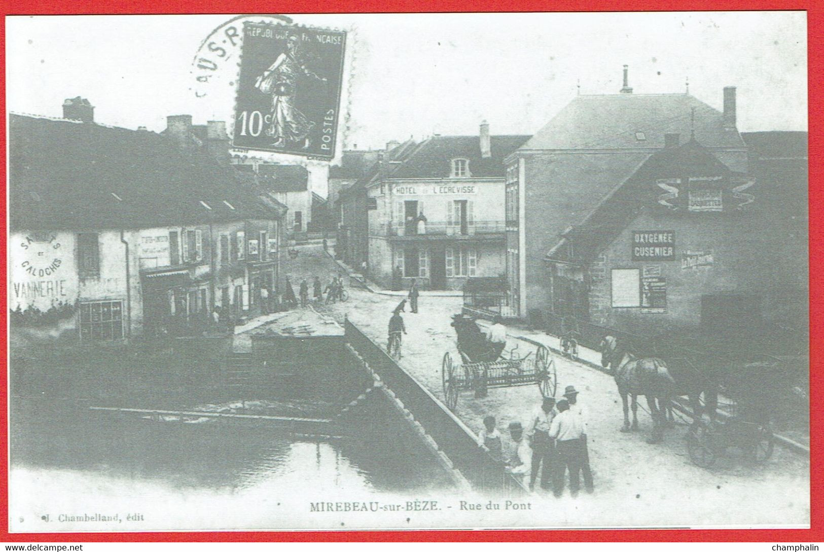 Mirebeau-sur-Bèze - Rue Du Pont - Reproduction CPA - Mirebeau