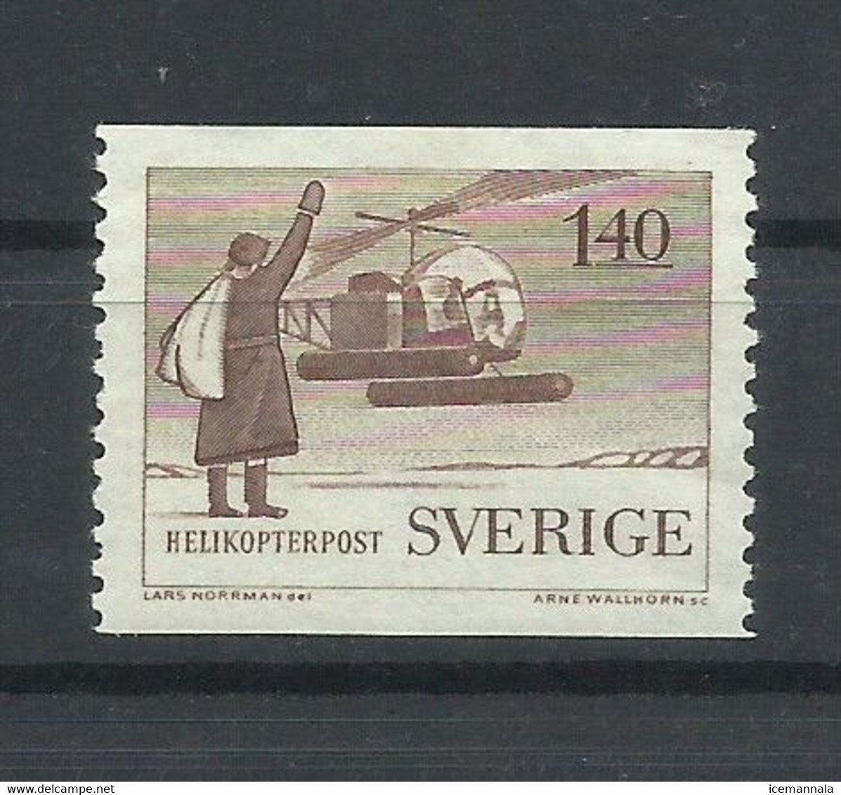 SUECIA   YVERT  AEREO   9   MNH  ** - Ongebruikt