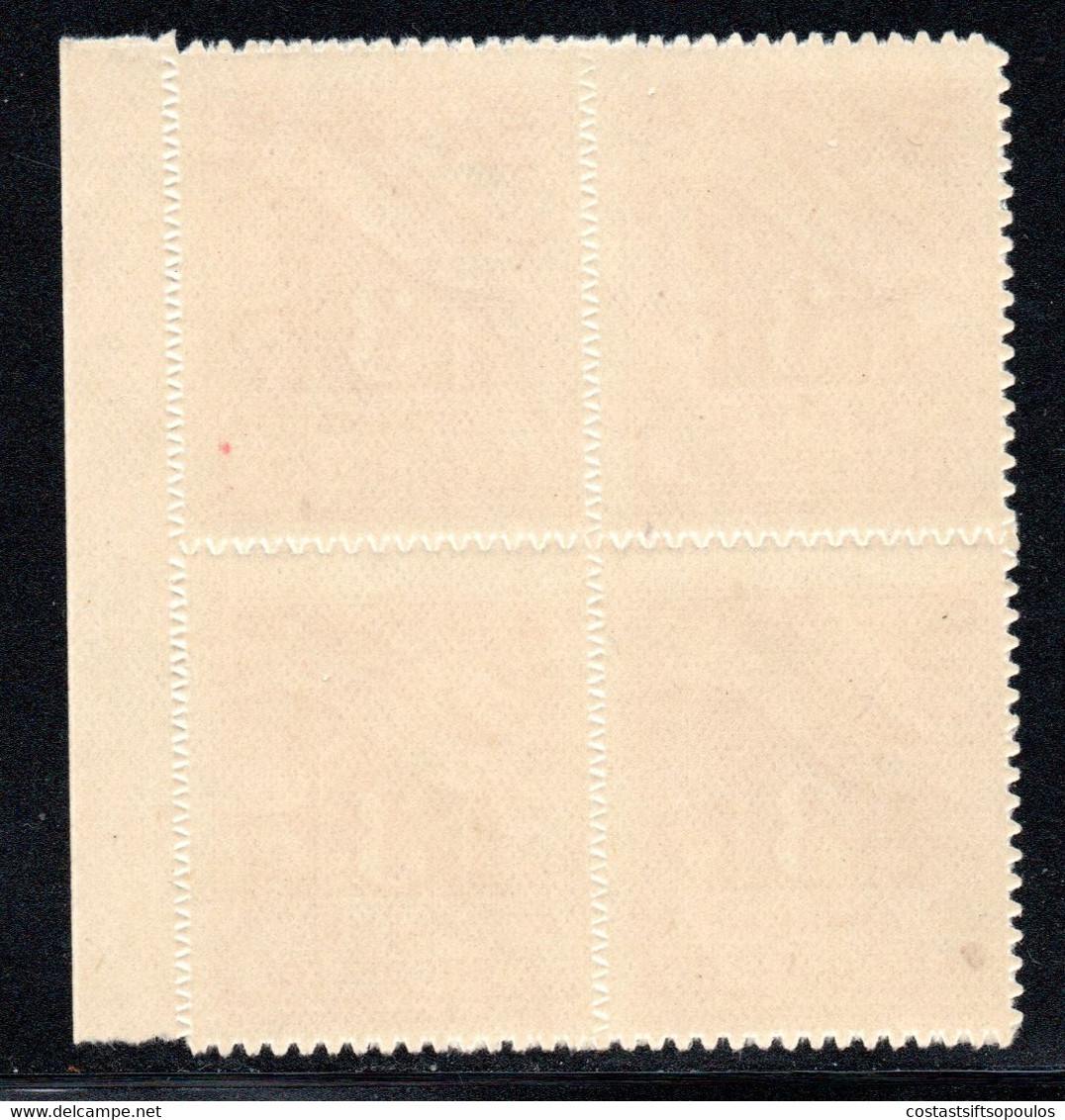 1394. GREECE.1913-1928 POSTAGE DUE. 3 DR. MNH BLOCK OF 4  VERY FINE AND FRESH. - Neufs