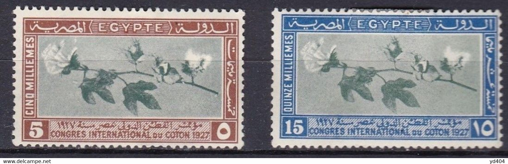 EG332 – EGYPTE – EGYPT – 1927 – Y&T # 115-17 MH - Unused Stamps