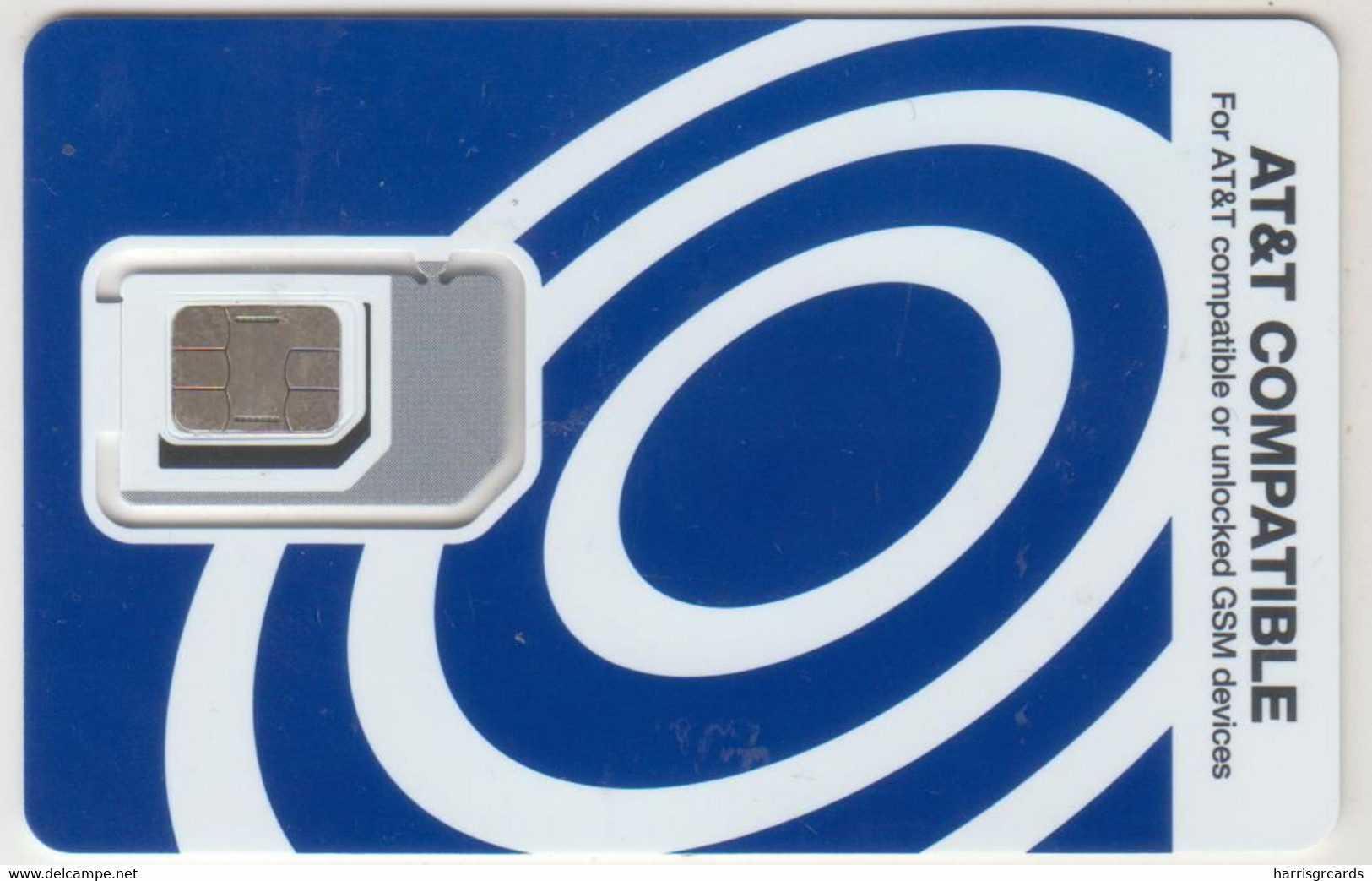 USA - At&t Compatible - Circles, AT&T Wireless GSM Card , Mint - Chipkaarten