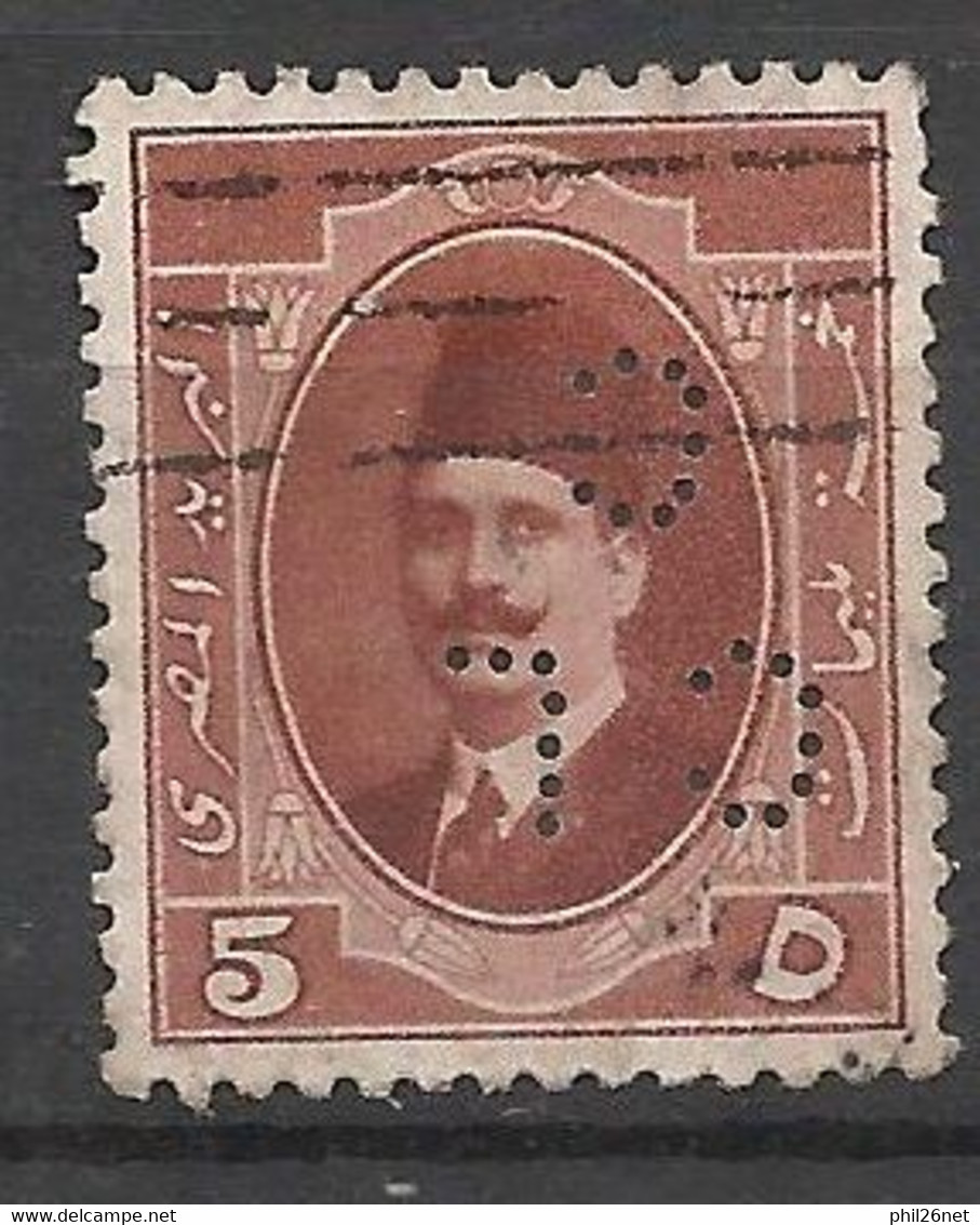 Egypte  N°  86  Perforé  C  CF    Oblitéré   B/TB       Voir Scans     Soldes ! ! ! - Used Stamps