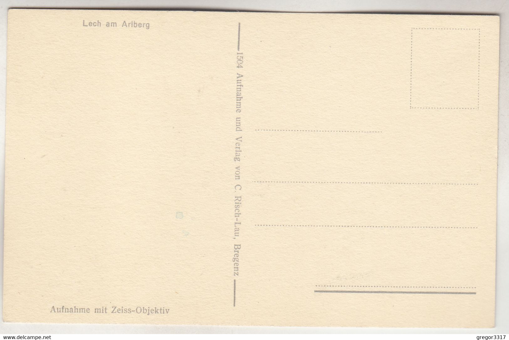 C4192) LECH Am ARLBERG - Kirche Häuser Verschneit ALT !! - Lech