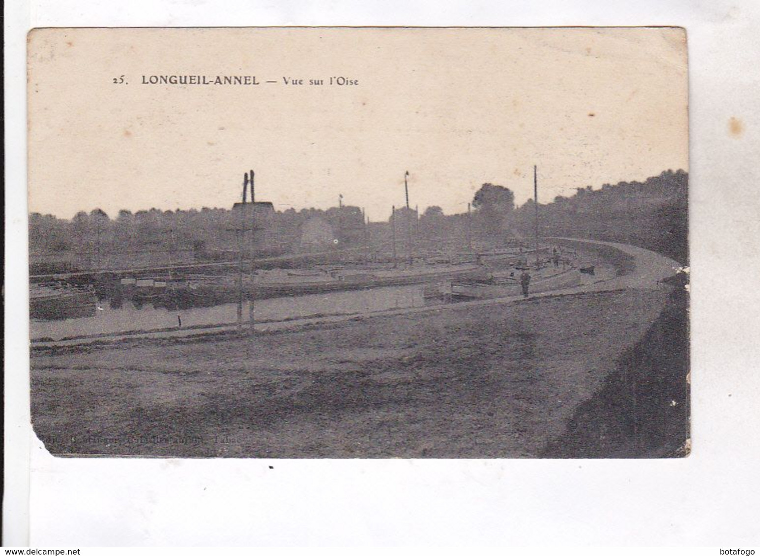 CPA DPT 60 LONGUEIL ANNEL,  VUE SUR L OISE - Longueil Annel